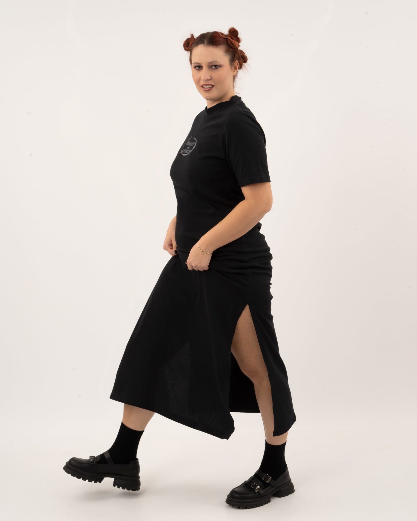 Dismantle The Patriarchy - Black Maxi Dress
