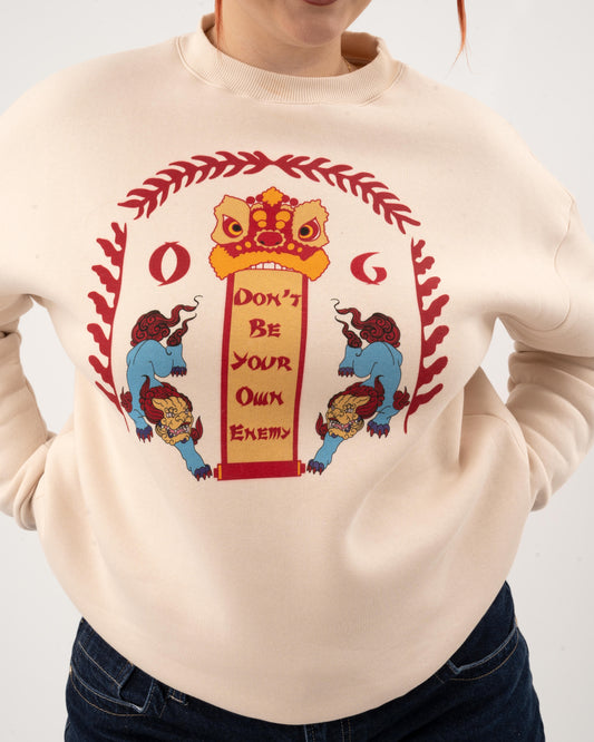 Own Your Power - Beige Hoodie