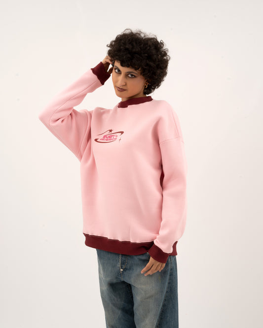 Burn The Patriarchy - Pink/Bordeaux Hoodie