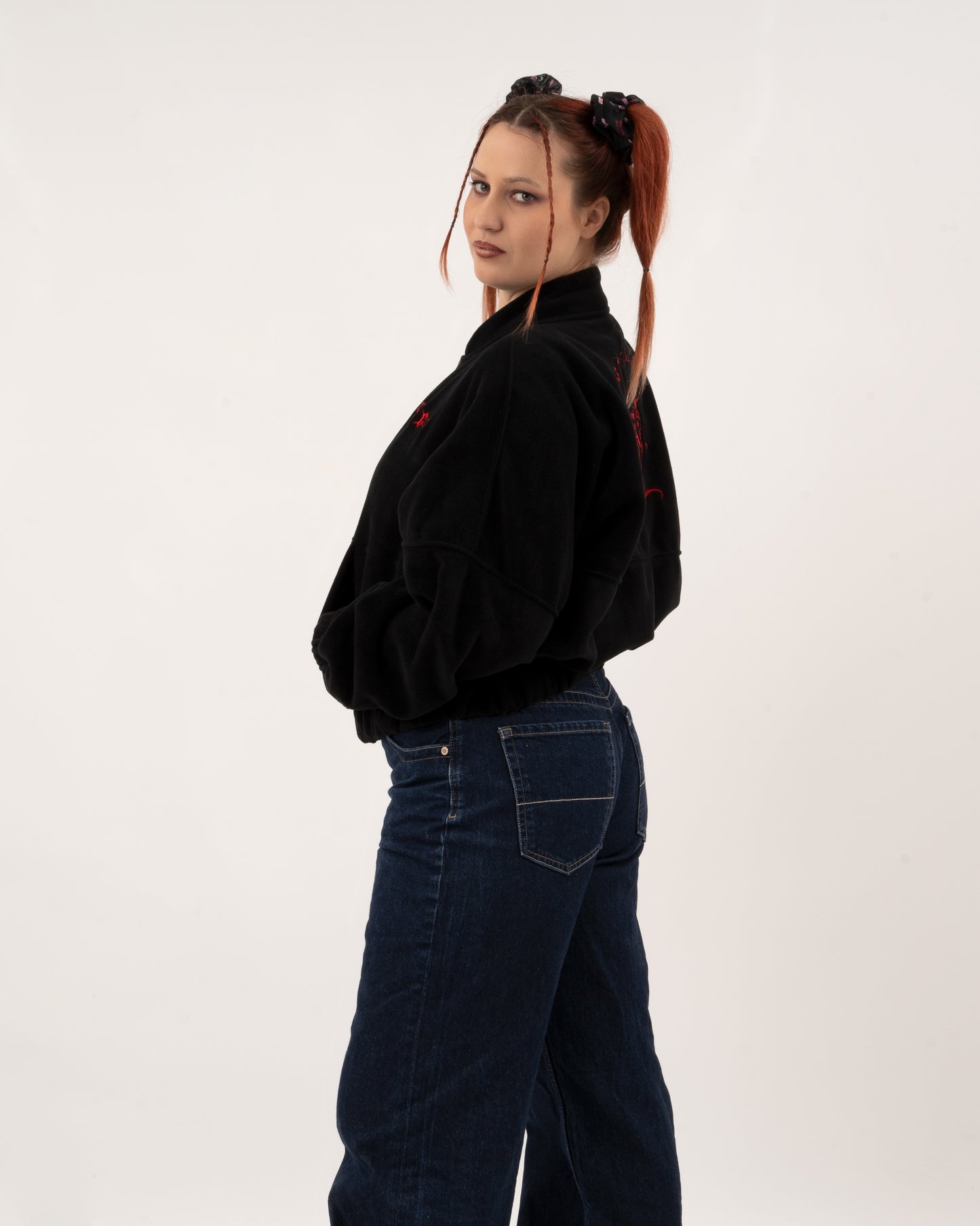 Hiss At the Patriarchy - Black Fleece Jacket