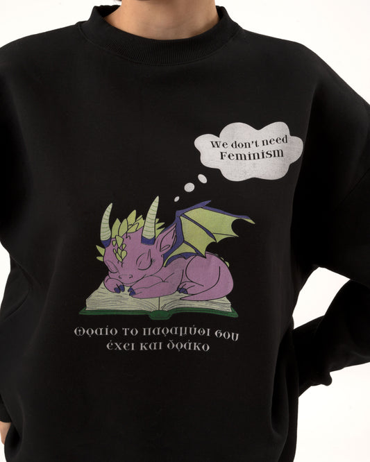 Fairytale Dragon - Black Hoodie
