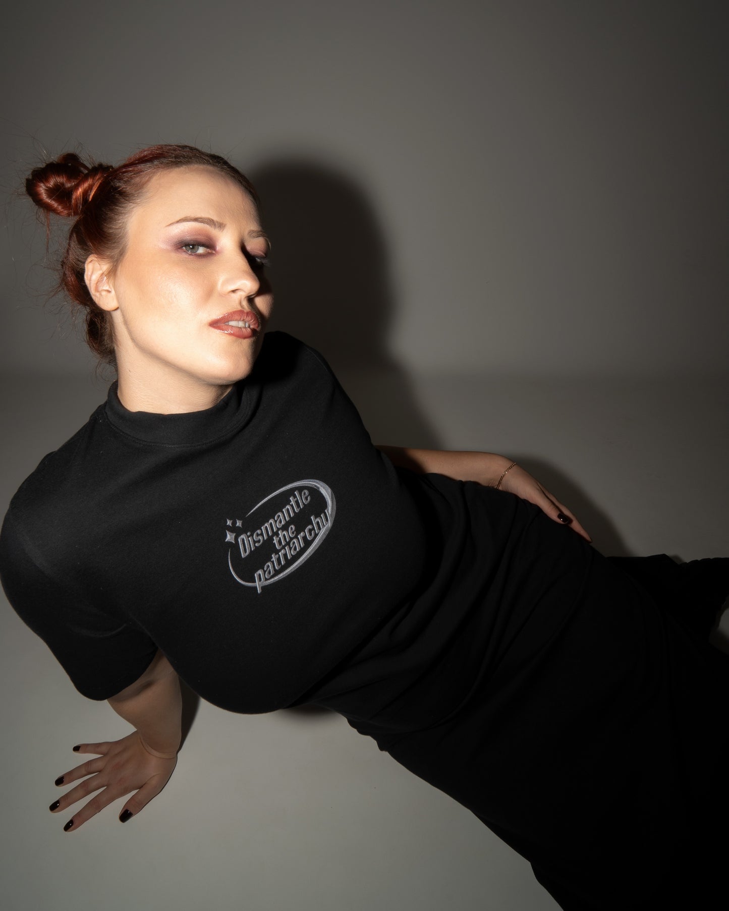 Dismantle The Patriarchy - Black Maxi Dress