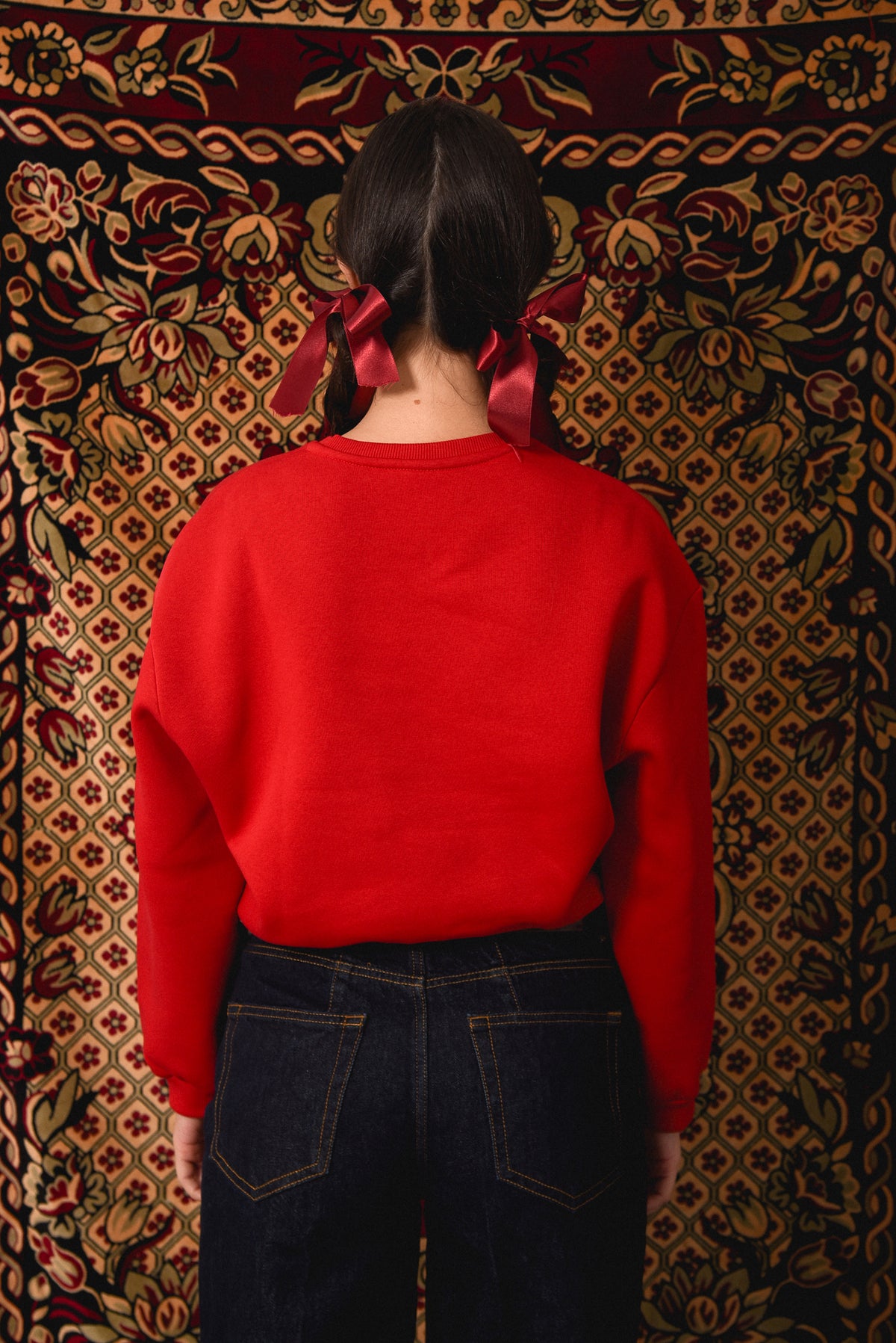 Vanka Stanka - Red Crop Hoodie