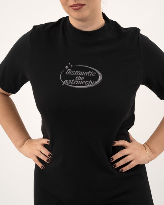 Dismantle The Patriarchy - Black Maxi Dress