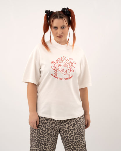 Petrify The Patriarchy - OffWhite T-shirt