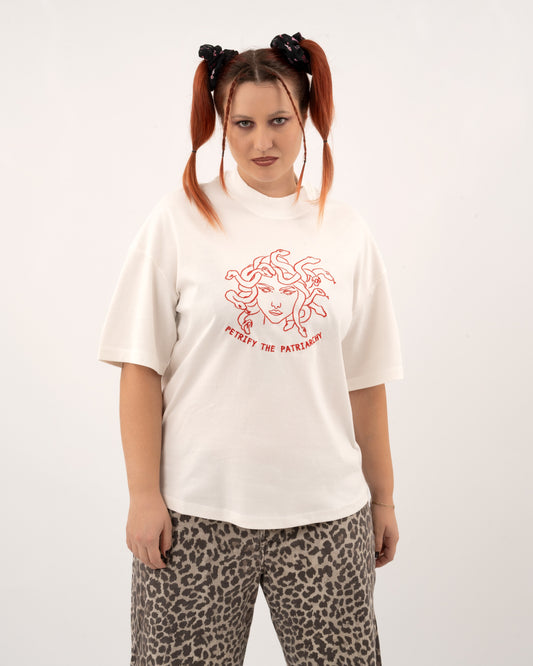 Petrify The Patriarchy - OffWhite T-shirt