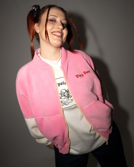 Pussy Rights - Pink/OffWhite Fleece Jacket