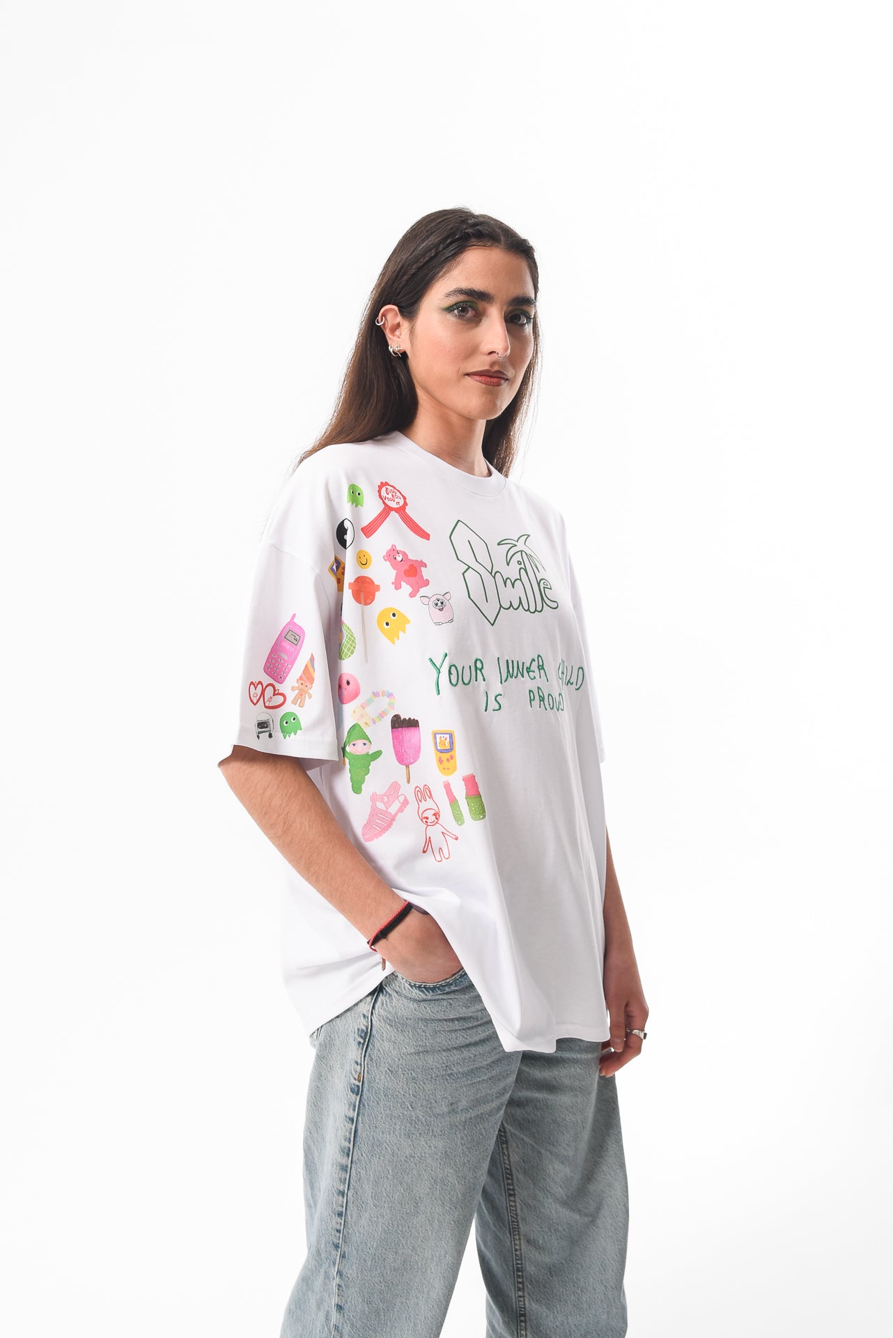 Inner Child  - Ovary Gang x Missy Merida White Tshirt