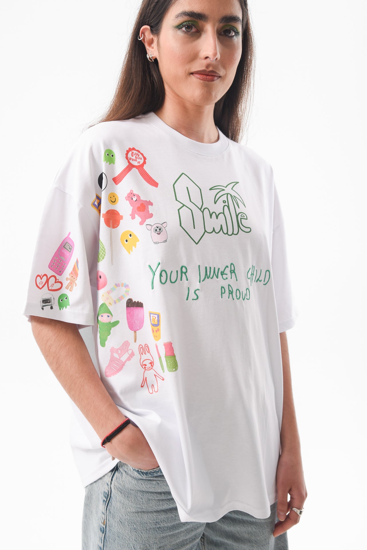 Inner Child  - Ovary Gang x Missy Merida White Tshirt