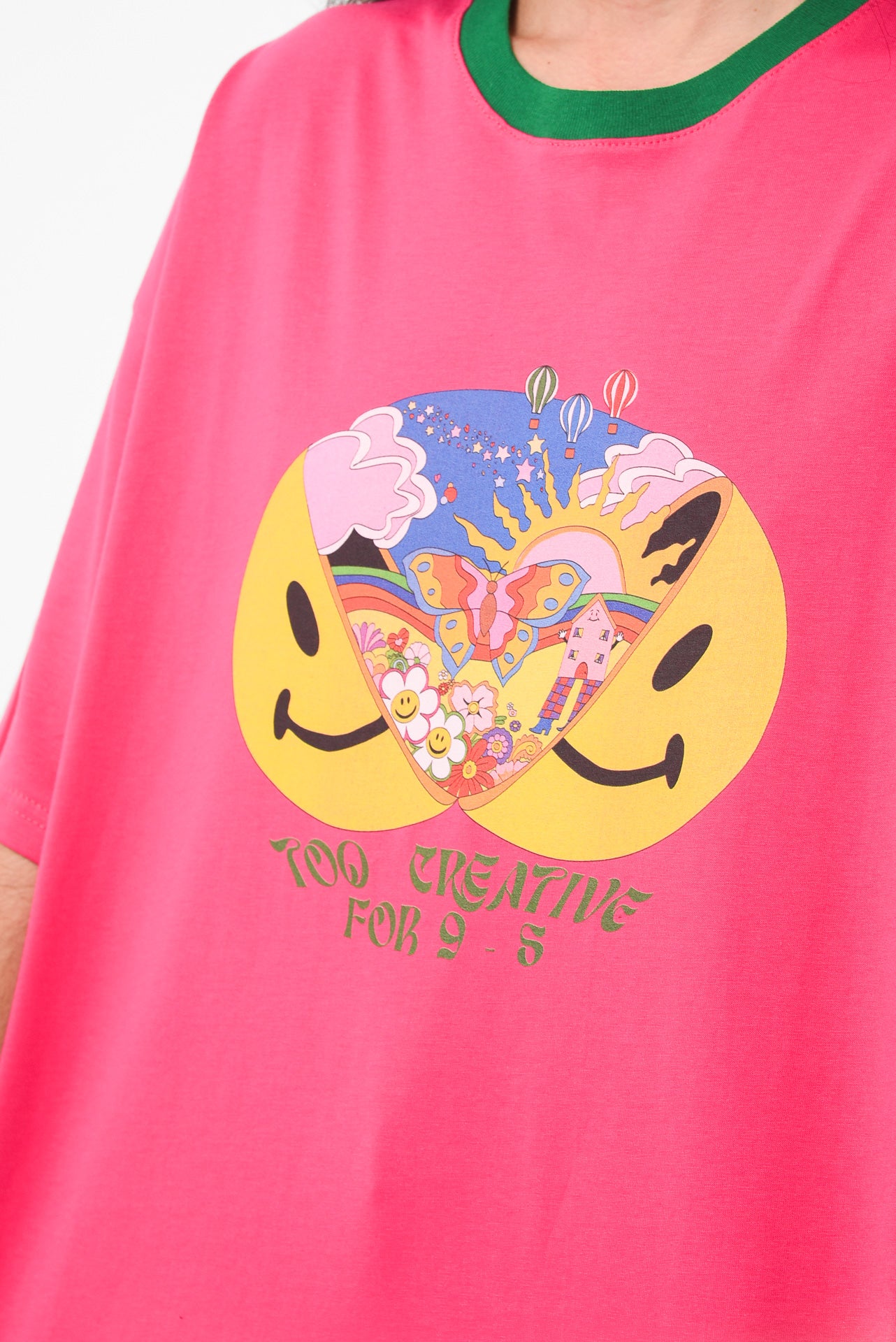 Too Creative   - Fuchsia Tshirt