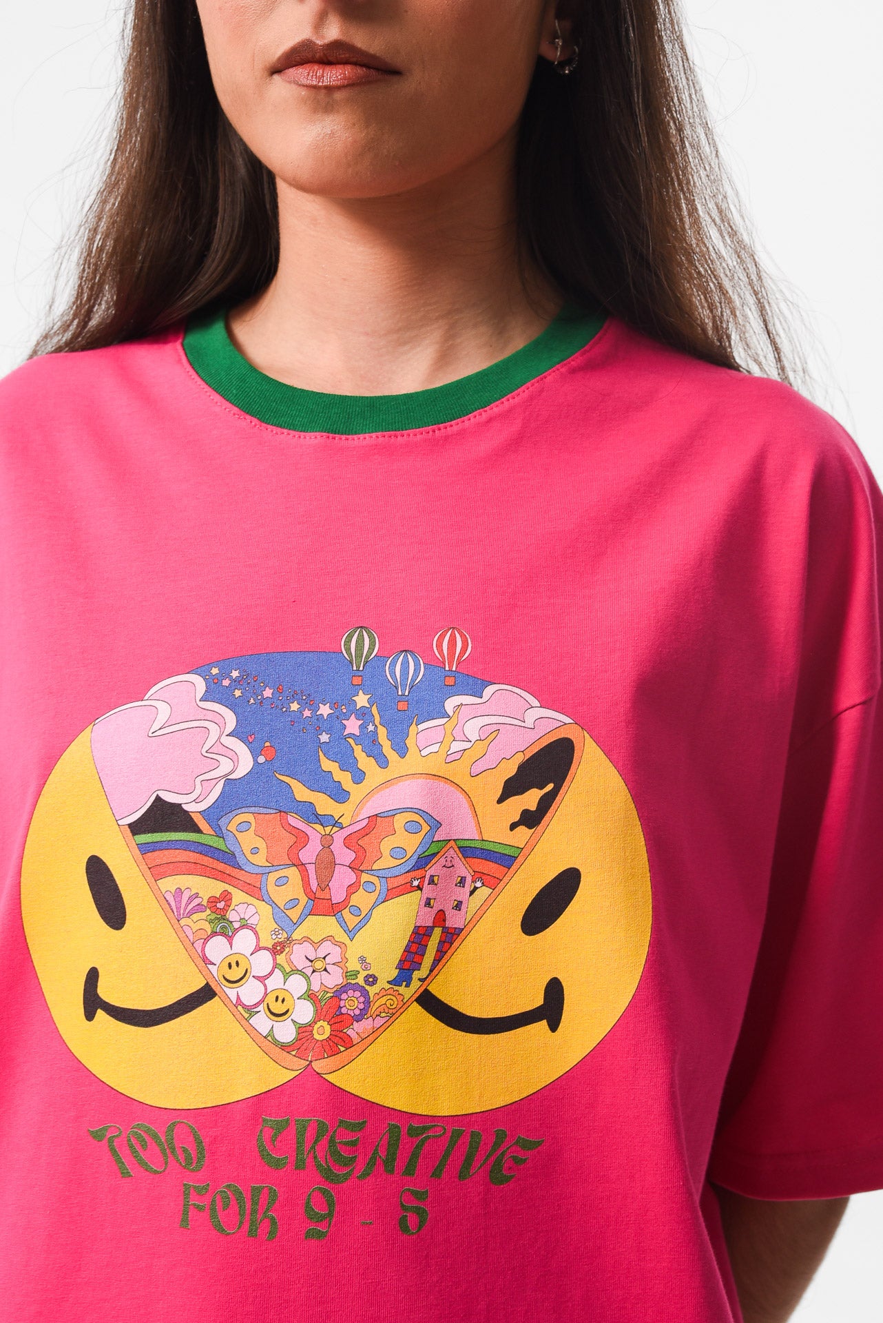 Too Creative   - Fuchsia Tshirt