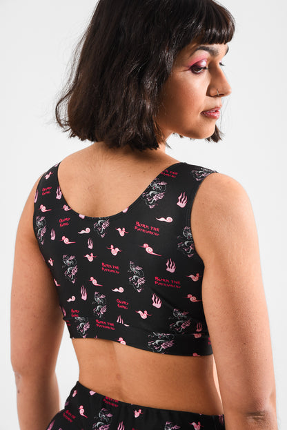 Burn The Patriarchy - Athletic Bra