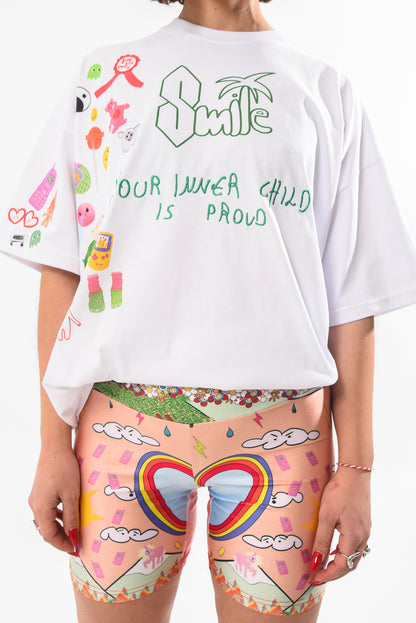 Inner Child  - Ovary Gang x Missy Merida White Tshirt