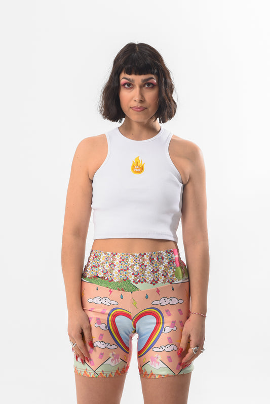 Nostalgia -Cycling Shorts Ovary Gang x Missy Merida