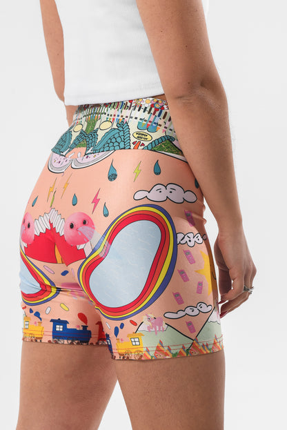 Nostalgia -Cycling Shorts Ovary Gang x Missy Merida