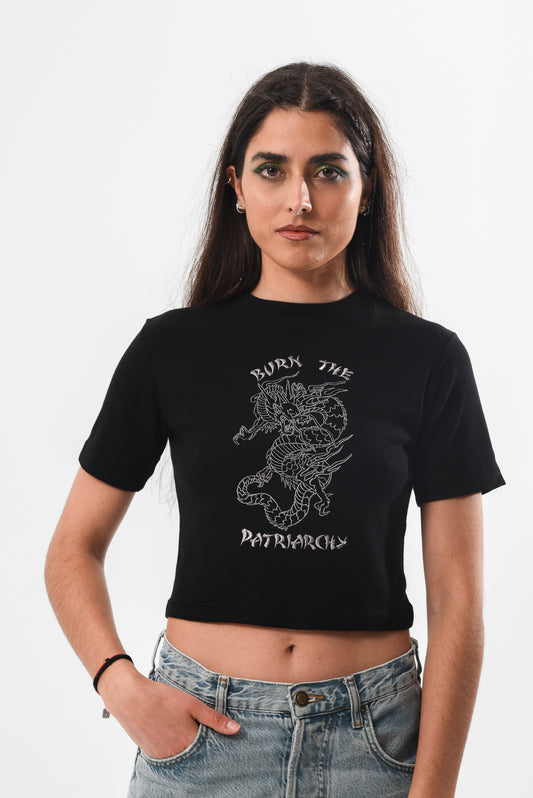 Burn The Patriarchy - Baby Tee
