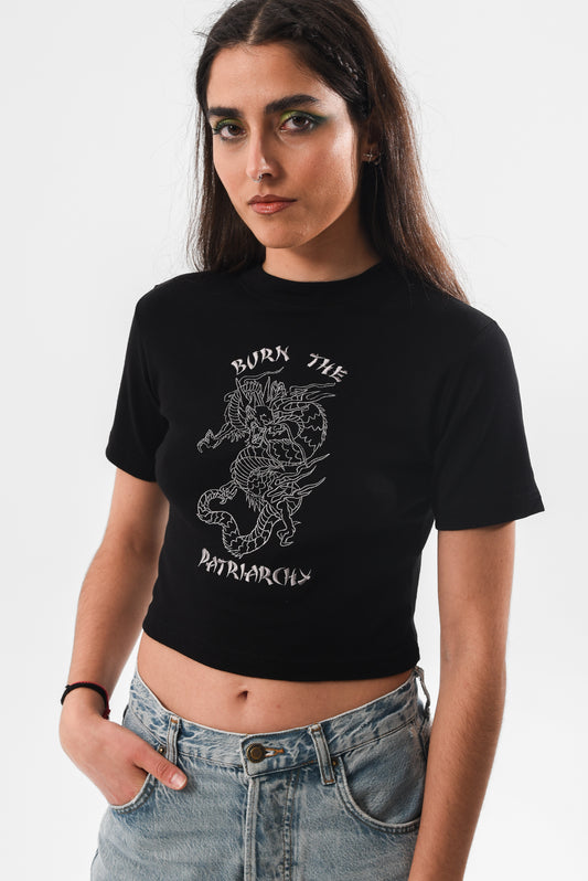 Burn The Patriarchy - Baby Tee