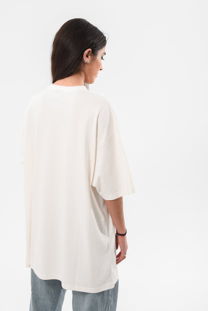 Cute AF - White Slit T-shirt