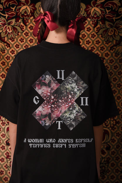 OG Flowers - Black T-shirt