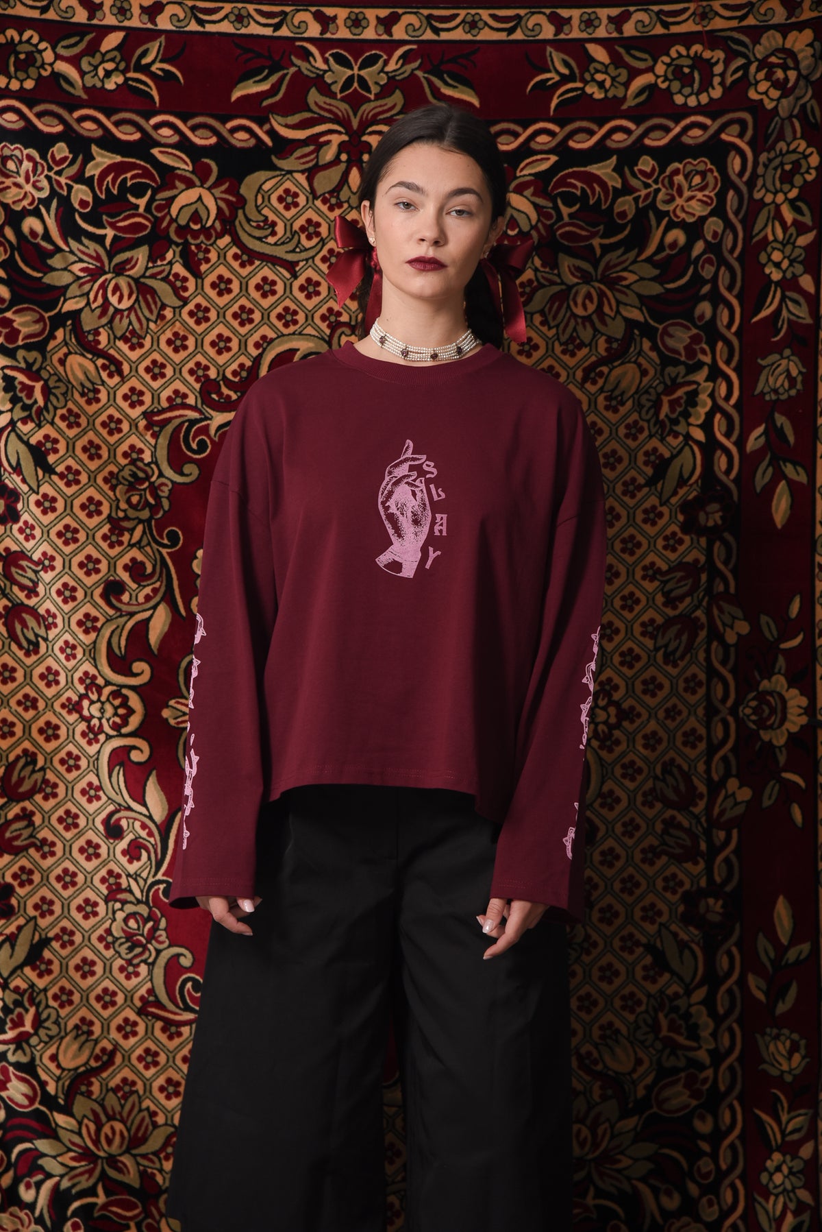 Slay - Bordeaux Longsleeve