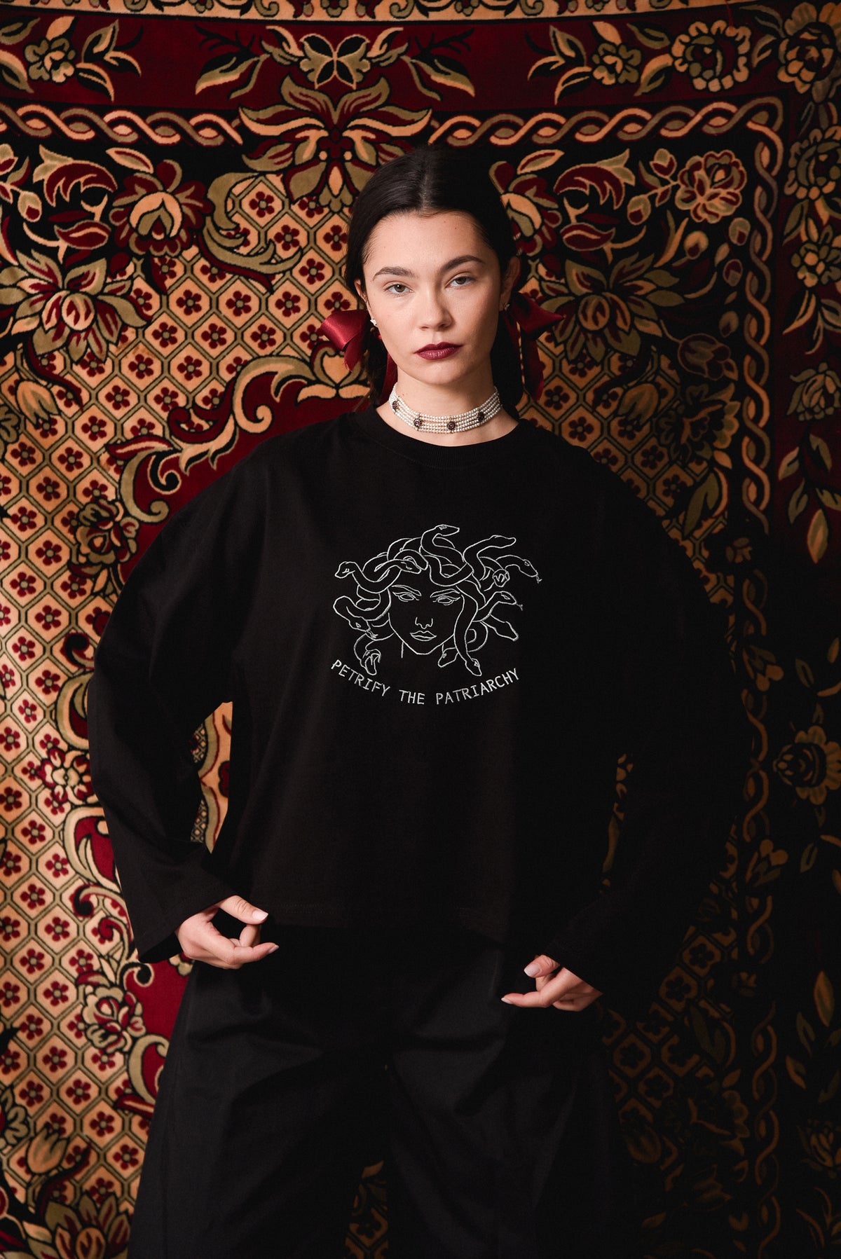 Petrify the Patriarchy - Black Longsleeve