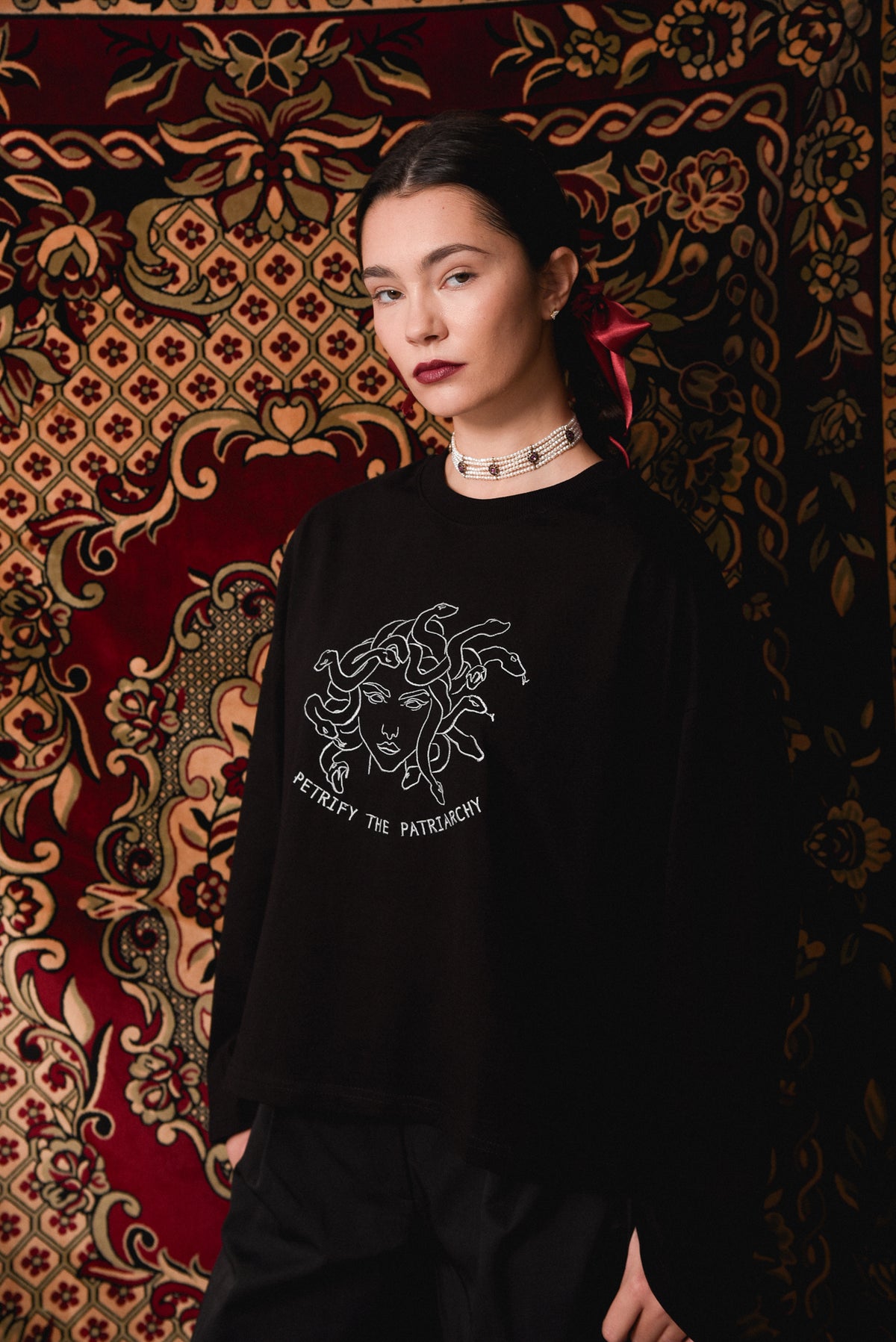 Petrify the Patriarchy - Black Longsleeve