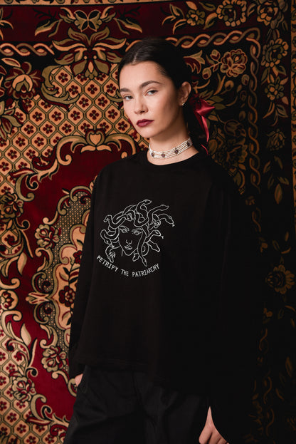 Petrify the Patriarchy - Black Longsleeve