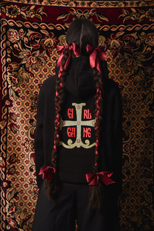 Support your Girl Gang - Black Hoodie