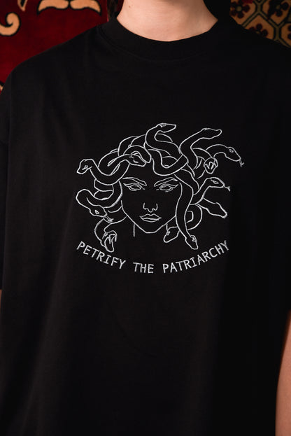 Petrify the Patriarchy - Black T-shirt