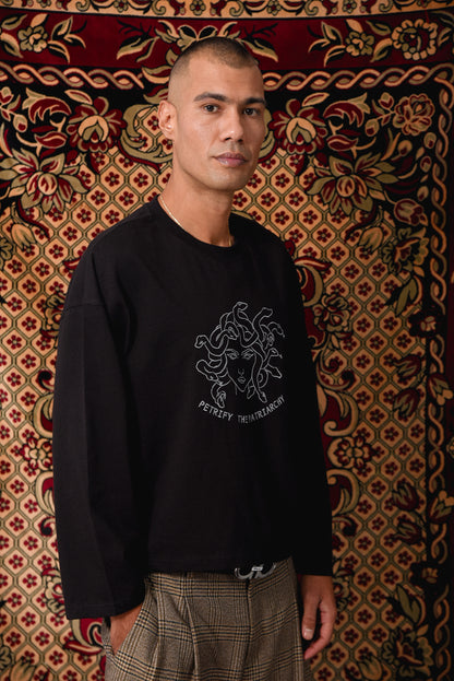 Petrify the Patriarchy - Black Longsleeve