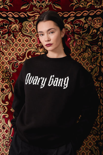 Make Art not War - Black Crewneck Hoodie