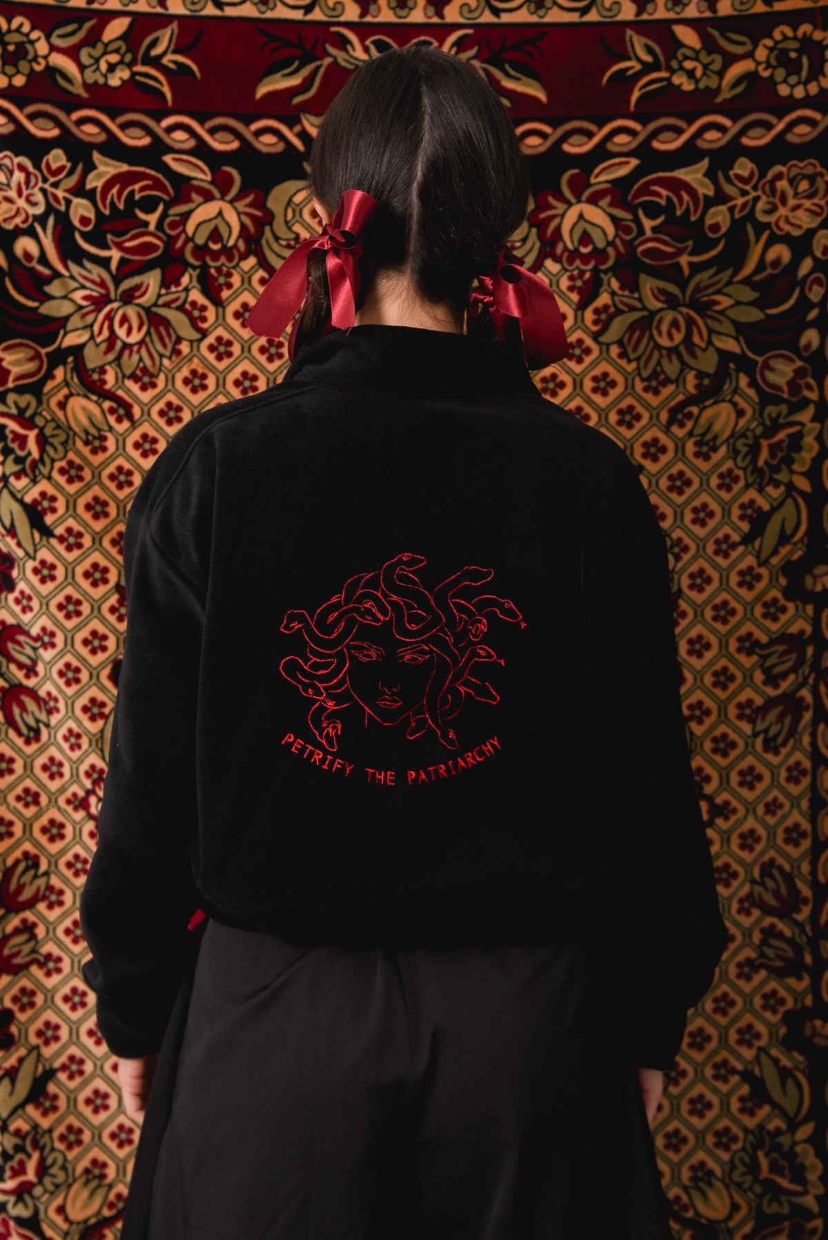 Petrify the Patriarchy - Fleece Half Zipped