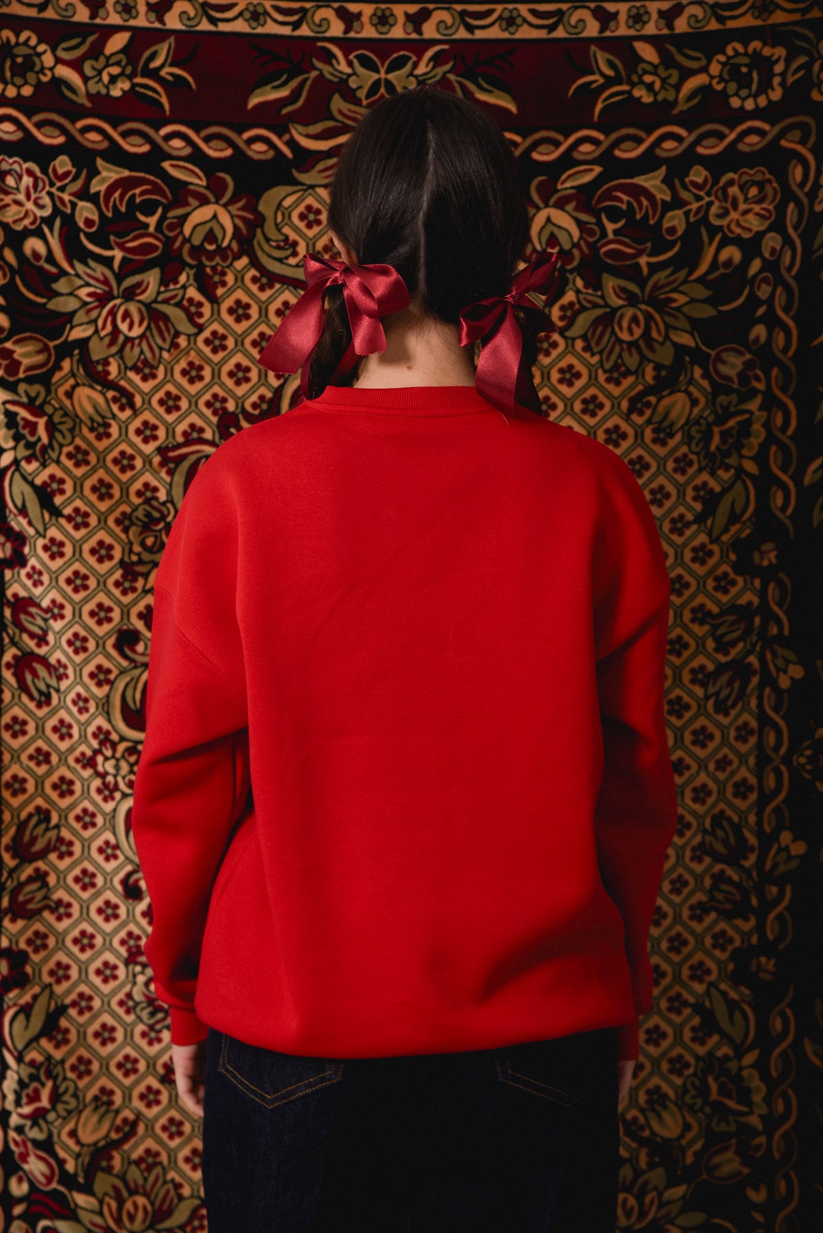 Holly Femme - Red Crewneck Hoodie