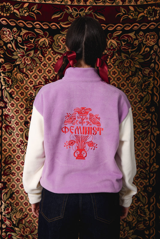 Φeminist - Fleece Half Zipped