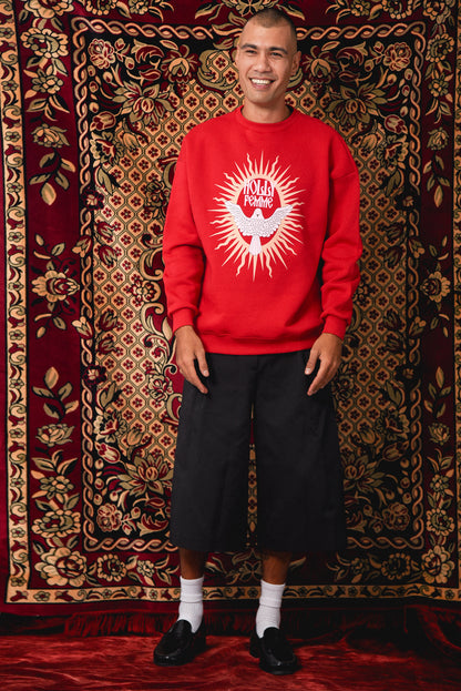 Holly Femme - Red Crewneck Hoodie