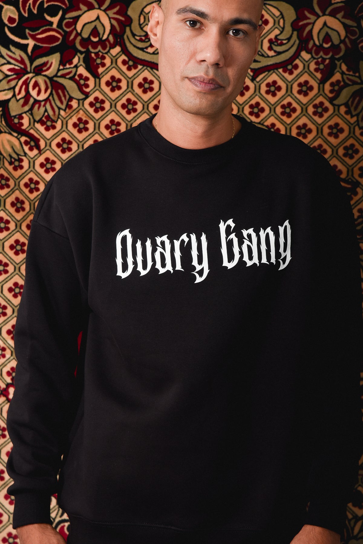 Make Art not War - Black Crewneck Hoodie