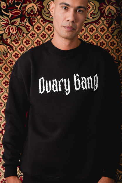 Make Art not War - Black Crewneck Hoodie