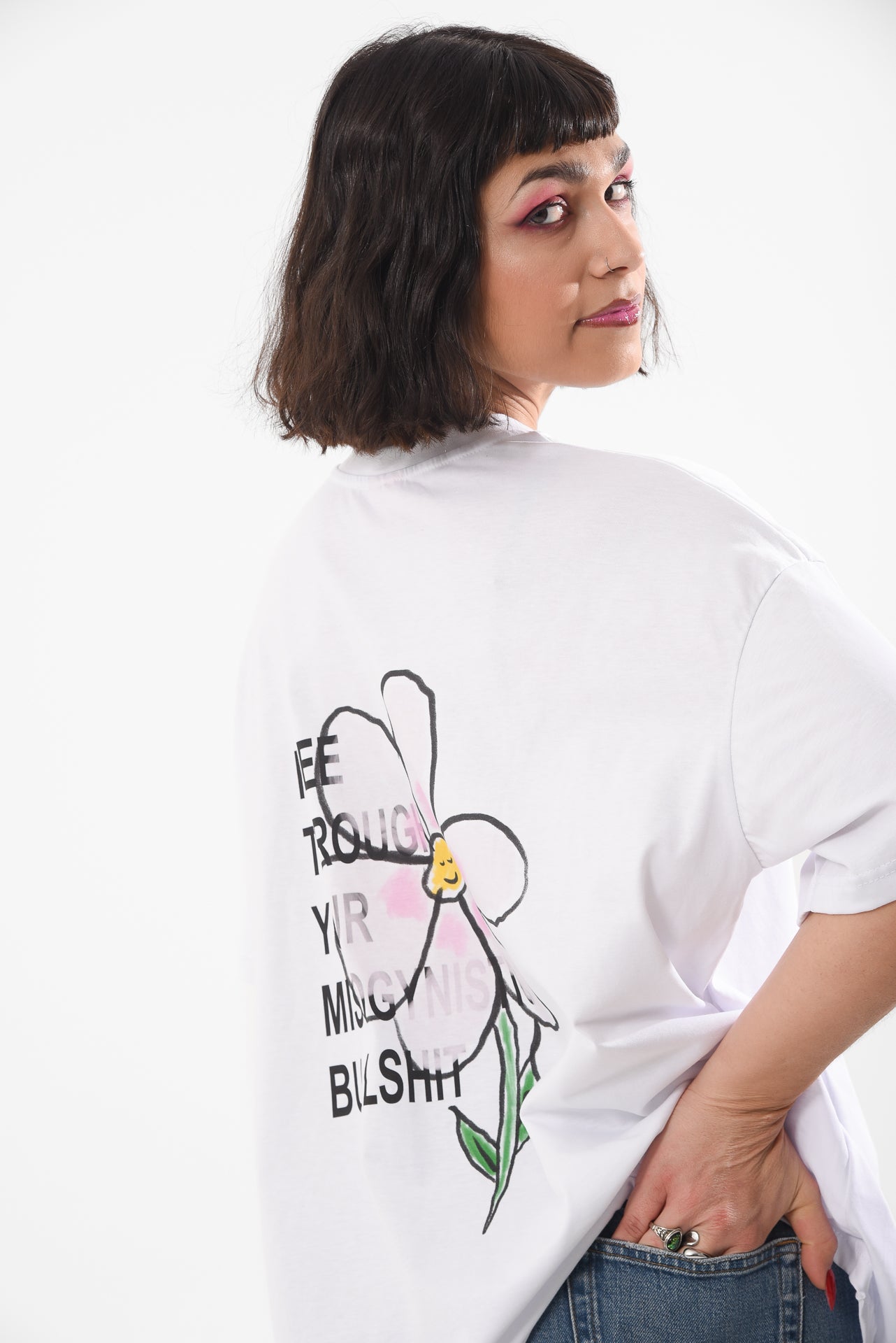Misogynistic Shit  - White Tshirt