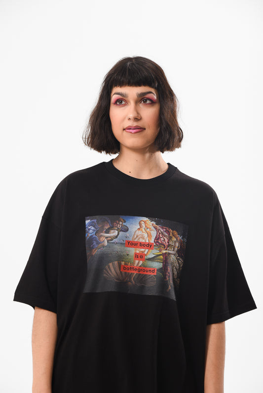 Your Body is a Battleground  - Black Tshirt